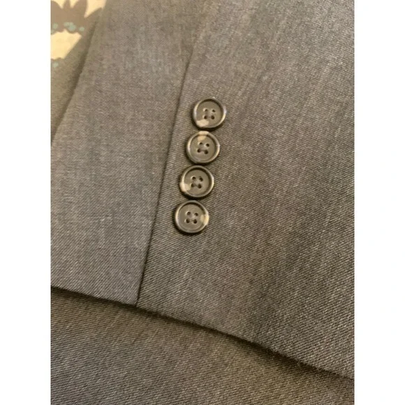Kilburne and Finch Mens Gray Wool Blend Suit Jacket‎ Blazer 46PR 46W - Picture 10 of 12